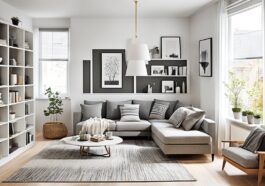 Wohnraumorganisation mit platzsparenden Möbeln
