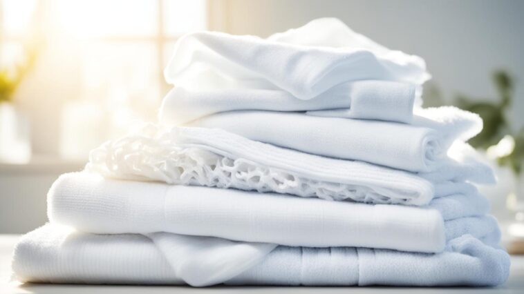 Strahlende Weiße Wäsche